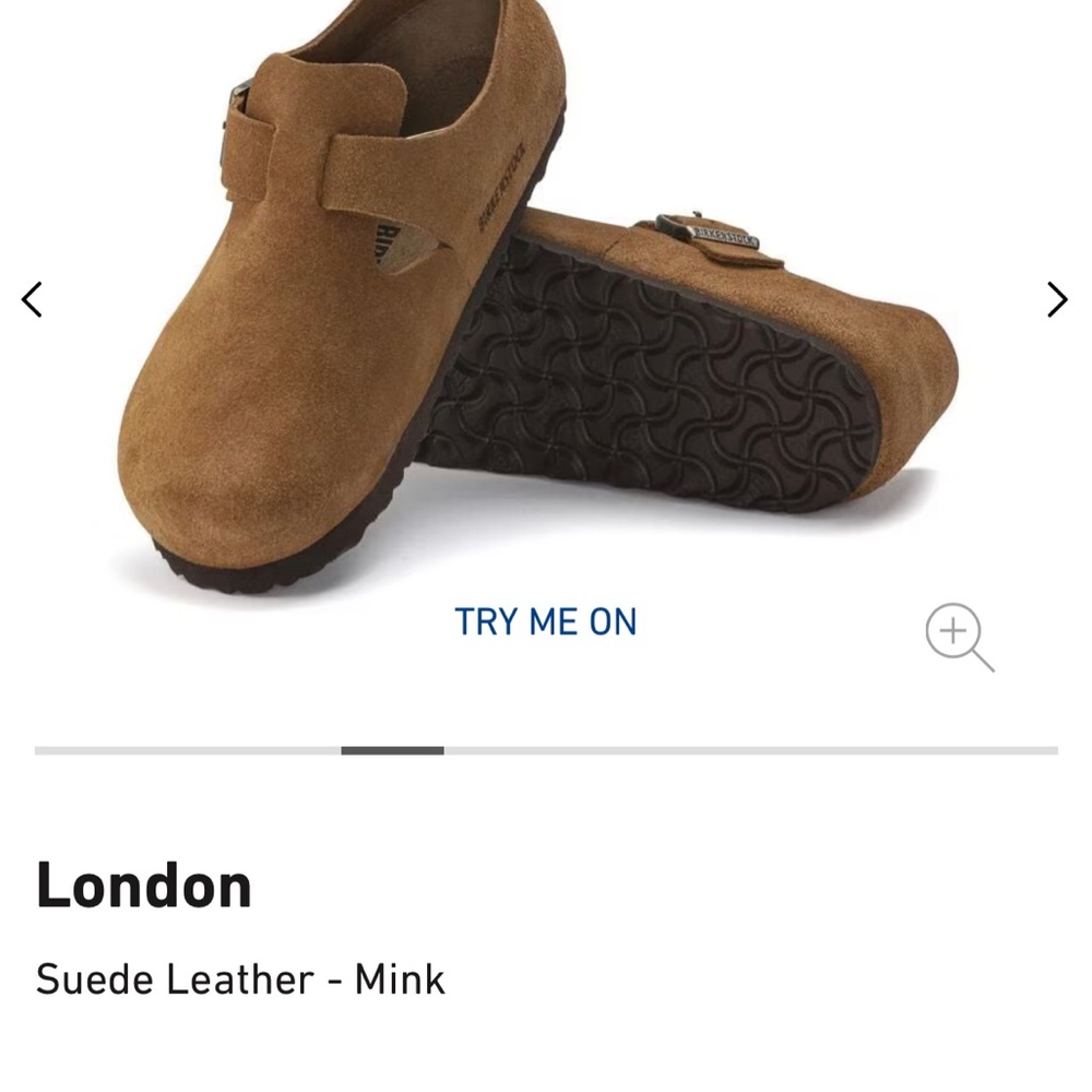 Birkenstock London Clogs Suede Leather - Mink